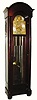 C.1925, Herschede Hall Clock Co., Cincinnati, O., Pattern No. 86, 9-tube floor standing clock in very good to excellent original condition.