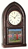 C.1855, Daniel Pratt and Sons, 8-day time and strike beehive clock in very good+ original condition with crusty finish.