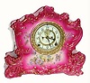 C.1901, Ansonia, "REFEREE" Porcelain china clock in excellent original condition.