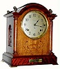 C.1916 (dated), Seth Thomas Clock Co., 8-day, 5 bell Sonora chime mantel clock in excellent condition, the inlaid mahogany case professionally refinished.