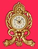 C.1910, Westclox Clock Co., LaSalle, Illinois, 30-hour lever movement iron front table clock.