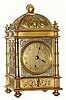 C.1910, French miniature Renaissance-style timepiece.