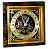 C.1949, Chelsea Clock Co., The Chinese Lacquer, 8-day desk timepiece, serial 524226.