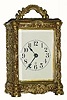 C.1903, Waterbury Clock Co., "Decoy", 30-hour time and alarm carriage clock.