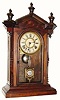 C.1878, E.N. Welch Mfg. Co., Lucca V.P., 8-day time/strike mantel clock.