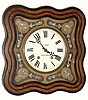 C.1870, French, Morbier Wall Clock, with large iron framed comptoise movement with strike that repeats again at 2 minutes past the hour.