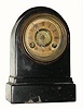 C.1875, Terry Clock Co., Waterbury, Conn., 30-hour iron case alarm/timepiece in original condition.
