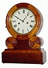 C.1875, E. Ingraham and Co., "Grecian Mosaic" 30-hour time/strike shelf clock, in excellent restored condition.