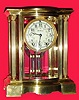 C.1909, Seth Thomas Clock Co., "Empire No. 65" Bow Front Crystal Regulator in very good restored condition.