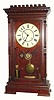 C.1887, Seth Thomas Clock Co., "Garfield", 8-day time and strike. 2- wt. shelf clock in cherry.