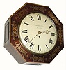 C.1830, Nicholls, Bath, England, 8-day fusee gallery timepiece.