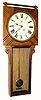 C.1920, Seth Thomas Clock Co., 8-day wall "Arts and Crafts" timepiece in very good original condition.
