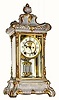 C.1905, Ansonia "Crystal Regulator No. 3" [Royal Bonn] in fair to good condition.