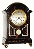 C.1890, English, 2-Fusee Bracket clock with round silvered dial, fully engraved and signed "J. W. Benson", all in very good original condition.