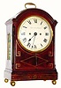 C.1820, English, Edgecumbe and Nichols, Bristol, 8-day time and strike mahogany with brass inlay Regency bracket clock.