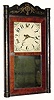 C.1835, Silas Hoadley, Plymouth, Conn., 30-hour, miniature column and splat "timepiece" with alarm.