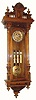 C.1895, Austrian, 3-Wt Grand Sonnerie Vienna Regulator, in a walnut case, and in very good original condition.