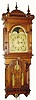 C.1910, Seth Thomas Clock Co., "Jupiter" 8-day 2- wt, moon dial, bell strike, in excellent condition, with restoration.