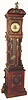 C.1890, German, Furtwaengler and Soehne, open well hall clock in good original condition, minor exceptions.