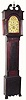 C.1810, Benj. Clark Gillman, 8-Day NH movement, now in an English tall case of the same period.