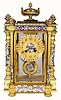 C.1900, French, Crystal Regulator, in the fanciest case we have seen in a while, and in excellent original condition with gilding intact.
