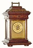 C.1905, Symphonion musical mantel clock, with American tunes.