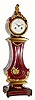 C.1880, French, Paris, Miniature tall case clock 8-day time and strike on a bell.
