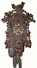 C.1910, German, Large 1/4 Striking Cuckoo clock in very good original condition.