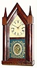 C.1850, Chauncey Jerome, New Haven Conn., 8-day fusee steeple clock, time and strike.