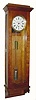 Mixed lot: C.1900, a Well made Case of solid oak, paneled sides, now with a French pinwheel movement of the same period,