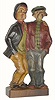 C.1910, German, Karl Griesbaum, "Old Friends", double figure mechanical whistler (both with mechanisms).