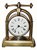 C.1890, French, Novelty Timepiece, from the Industrial Series, this clock depicting a screw press,