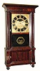 C.1835, Birge, Gilbert and Co., 8-day time/strike double decker shelf clock.