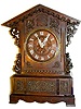 C.1875, German, for the English Market, Fusee Shelf Cuckoo, in good condition.