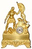 C.1840, French Figural clock, "Joan-of-Arc".