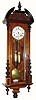 C.1905, German, 2-Wt Regulator in the Alt Deutsch style, with restoration.