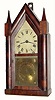 C.1845, Brewster and Ingrahams steeple clock, 8-day time/strike.