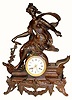 C.1890, French, Figural Clock, in an automobile fantasy,