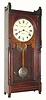 C.1895, Seth Thomas Clock Co., Queen Anne, 8-day time/strike wall clock, case incomplete.