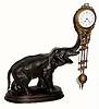C.1910, Junghans, Elephant 30-hour German swinger timepiece, in very good original condition.