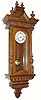 C.1890, German, Vienna regulator clock, eight day, spring driven, 8-day time and strike.