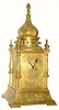 C.1890, French, L. Planchon, French tabernacle clock, 8-day.