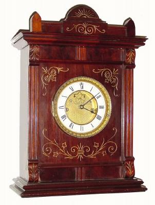 C.1889, E.N. Welch Mfg. Co., "Cabinet No. 3", 8-day time/strike mantel clock. — Antique Clocks Price Guide