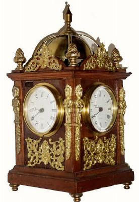 C.1900, French, 8-day, 4-dial timepiece for the Swiss market. — Antique Clocks Price Guide