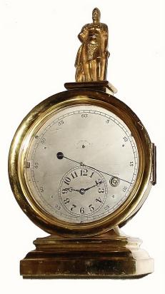 C.1900, English Brass Cased Timepiece, — Antique Clocks Price Guide