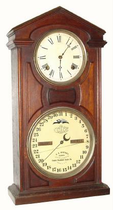 C.1875, Ithaca Calendar Clock Co., "No. 7, Shelf Cottage", 8-day time and strike, — Antique Clocks Price Guide