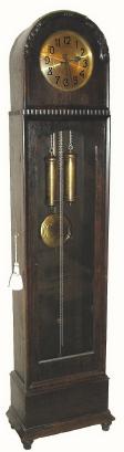 C.1925, German, Gustav Becker, 2-Weight Tall clock in very good original condition. — Antique Clocks Price Guide