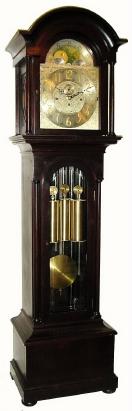 C.1924 (dated), Herschede Model 802, 5-Tube mahogany tall clock in very good condition. — Antique Clocks Price Guide