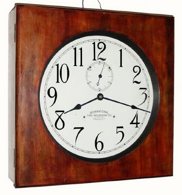 C.1930, IBM, International Business Machines, Endicott, New York, — Antique Clocks Price Guide