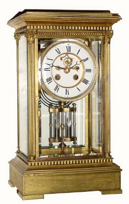 C.1895, French, Marti and Cie, 8-day time/strike crystal regulator, — Antique Clocks Price Guide